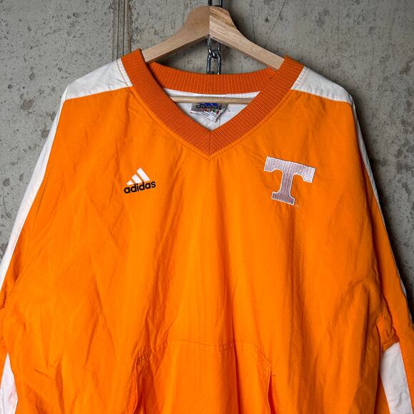 University of Tennessee 90s Vintage Adidas Large Windbreaker Pullover - Picture 2 of 4